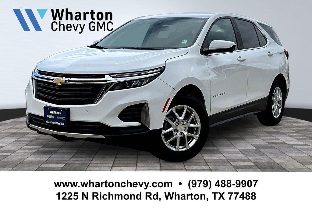 2024 Chevrolet Equinox LT in Summit White — front three-quarter view