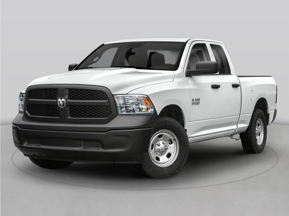 2024 RAM 1500 Classic Warlock in Granite Crystal Metallic Clearcoat — front three-quarter view